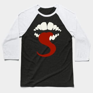 Fangs Baseball T-Shirt